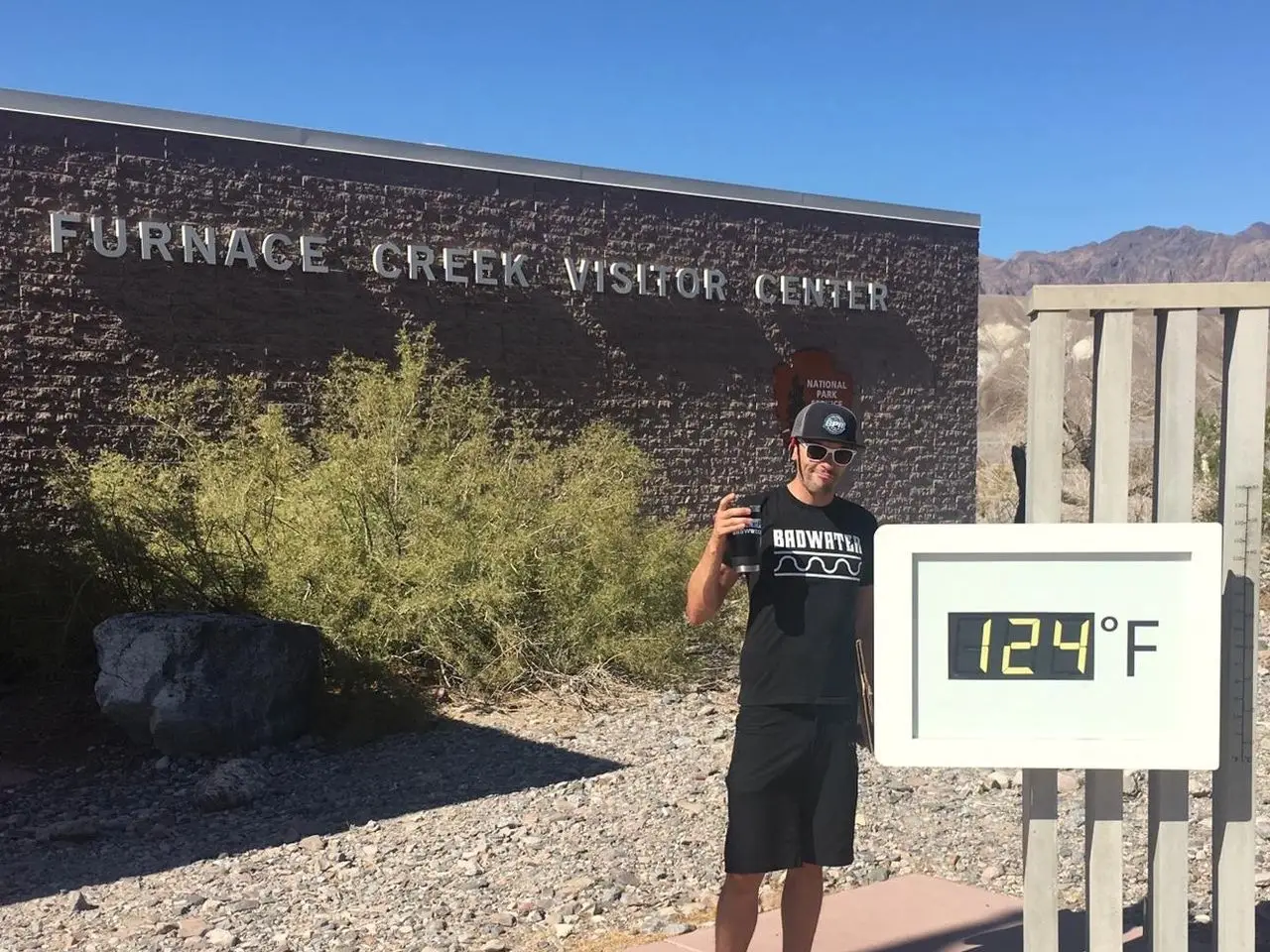 Extreme heat in Death Valley during the Badwater 135 ultra marathon